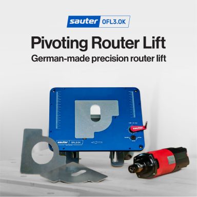 MICROJIG Sawter OLF3.0 pivoting router lift product image.