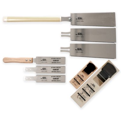 SUIZAN Starter Set with Japanese woodworking planes and saws
