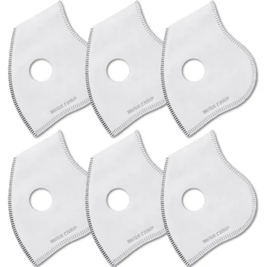 White replacement filter inserts for BASE CAMP respirator masks.
